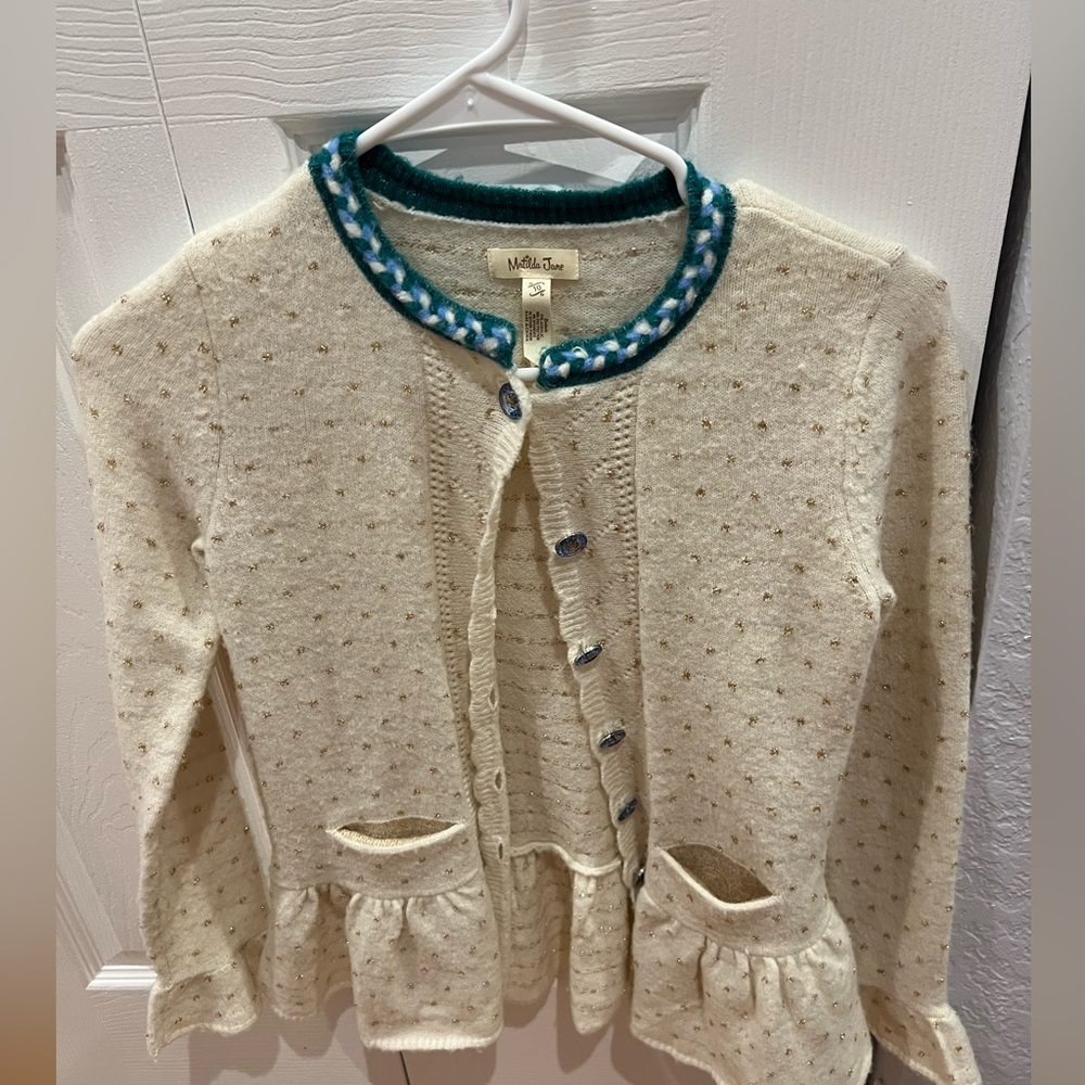 Matilda Jane Warmest Wishes Cardigan Girls Size 10
